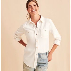 Faherty Legend shirt - pure white twill sz.XS